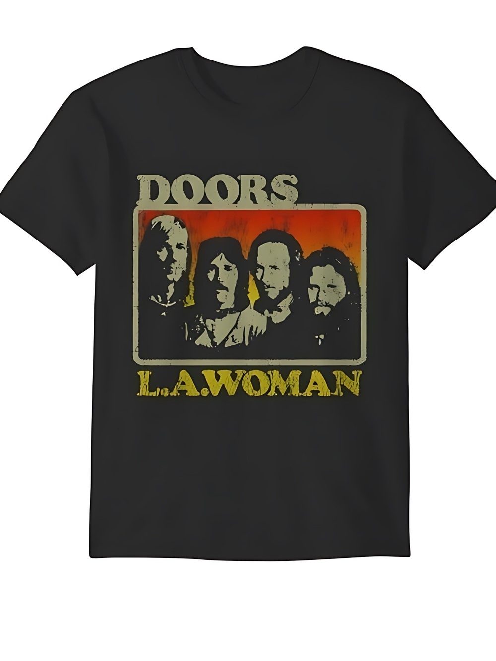 Doors LA Woman Jim Morrison Rock Fan Graphic Unisex T-Shirt